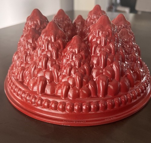 Nordic ware cast aluminum red - ware,