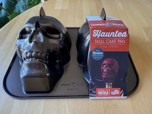 Nordic ware haunted skull - nordic, cake